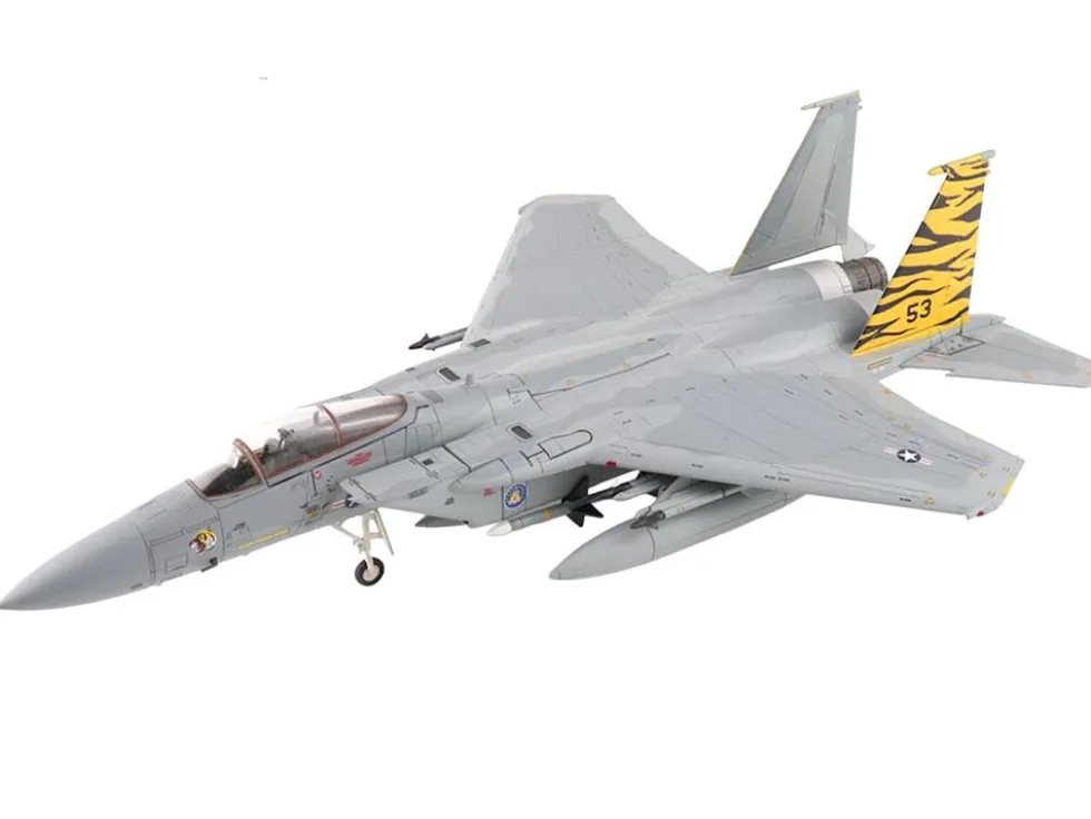 McDonnell Douglas F-15A Eagle Fighter Aircraft "NATO Tiger Meet, 36th TFW, 53rd TFS, Bitburg AFB," (1981) United States Air Force "Air Power Series" 1/72 Diecast Model by Hobby Master