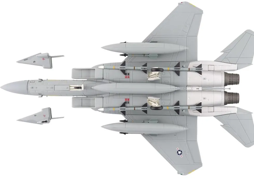 McDonnell Douglas F-15A Eagle Fighter Aircraft "NATO Tiger Meet, 36th TFW, 53rd TFS, Bitburg AFB," (1981) United States Air Force "Air Power Series" 1/72 Diecast Model by Hobby Master