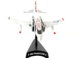 McDonnell Douglas F 4B Phantom II Fighter Aircraft VF 111 Sundowners United States Navy 1/155 Diecast Model Airplane Postage Stamp PS5384-3