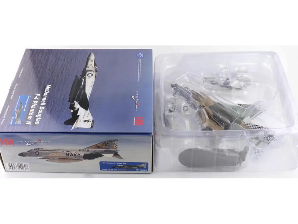 McDonnell Douglas F-4C Phantom II Fighter-Bomber Aircraft "63-7666, William Tell, 57th FIS, Keflavik Airport, Iceland" (1977) United States Air Force "Air Power Series" 1/72 Diecast Model by Hobby Master