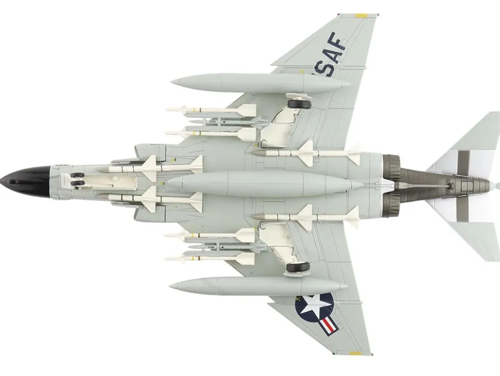 McDonnell Douglas F-4C Phantom II Fighter-Bomber Aircraft "40838, 114th Tactical Fighter Training Squadron, Oregon Air National Guard" (1980) United States Air Force "Air Power Series" 1/72 Diecast Model by Hobby Master