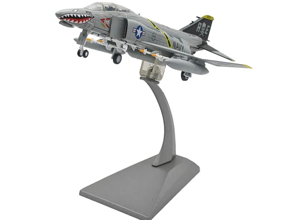 McDonnell Douglas F-4C Phantom II Fighter-Bomber Aircraft "Jolly Rogers/Sundowners" (2003) United States Navy 1/100 Diecast Model Airplane