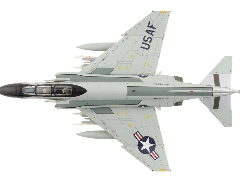 McDonnell Douglas F-4D Phantom II Fighter-Bomber Aircraft "65608, 148th Fighter-Interceptor Group, Minnesota Air National Guard, Duluth International Airport" (1984) United States Air Force "Air Power Series" 1/72 Diecast Model by Hobby Master