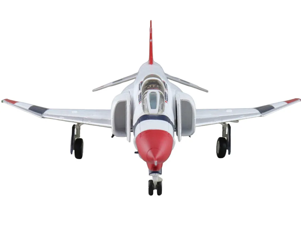 McDonnell Douglas F-4E Phantom II Fighter-Bomber Aircraft "Thunderbirds No.1 Plane, 1973/74 Season" United States Air Force "Air Power Series" 1/72 Diecast Model by Hobby Master