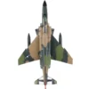 McDonnell Douglas F 4 Phantom II Fighter Aircraft Southeast Asia Camouflage United States Air Force 1/155 Diecast Model Airplane Postage Stamp PS5384-6