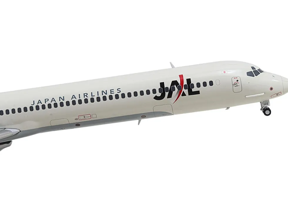 McDonnell Douglas MD-90 Commercial Aircraft "Japan Airlines" (JA002D) White with Red Tail "Gemini 200" Series 1/200 Diecast Model Airplane by GeminiJets