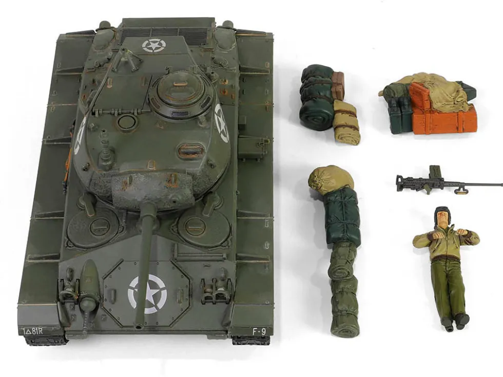 M24 Chaffee Light Tank "8th Armored Division, 36th Tank Batallion, Rheinberg, Germany, World War II" (1945) United States Army "Armoured Fighting Vehicle" Series 1/32 Diecast Model by Forces of Valor