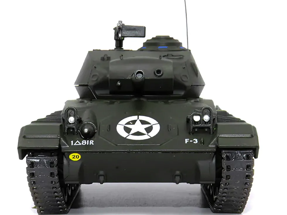 M24 Chaffee Tank #3 U.S.A. 1st Armored Division Italy April 1945 1/43 Diecast Model AFVs WWII 23196-45