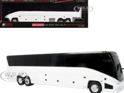 MCI J4500 Coach Bus Bank White Limited Edition 1/50 Model by Iconic Replicas