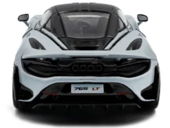 2020 McLaren 765LT Ceramic Gray with Black Top 1/43 Diecast Model Car by Solido