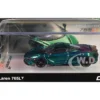 McLaren 765LT Green Carbon Metallic with Black Top and Extra Wheels 1/64 Diecast Model Car by CM Model