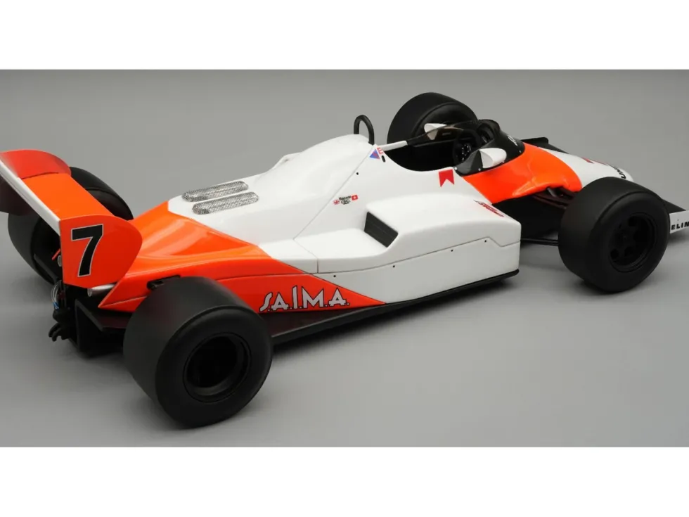 McLaren MP4/1C #7 John Watson Winner Formula One F1 "United States GP West" (1983) with Display Case "Mythos Series" Limited Edition to 35 pieces 1/18 Model Car by Tecnomodel