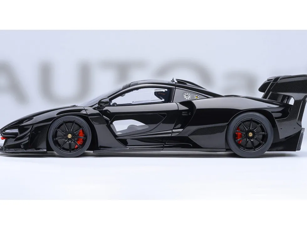 McLaren Senna GTR Onyx Black 1/18 Model Car by Autoart