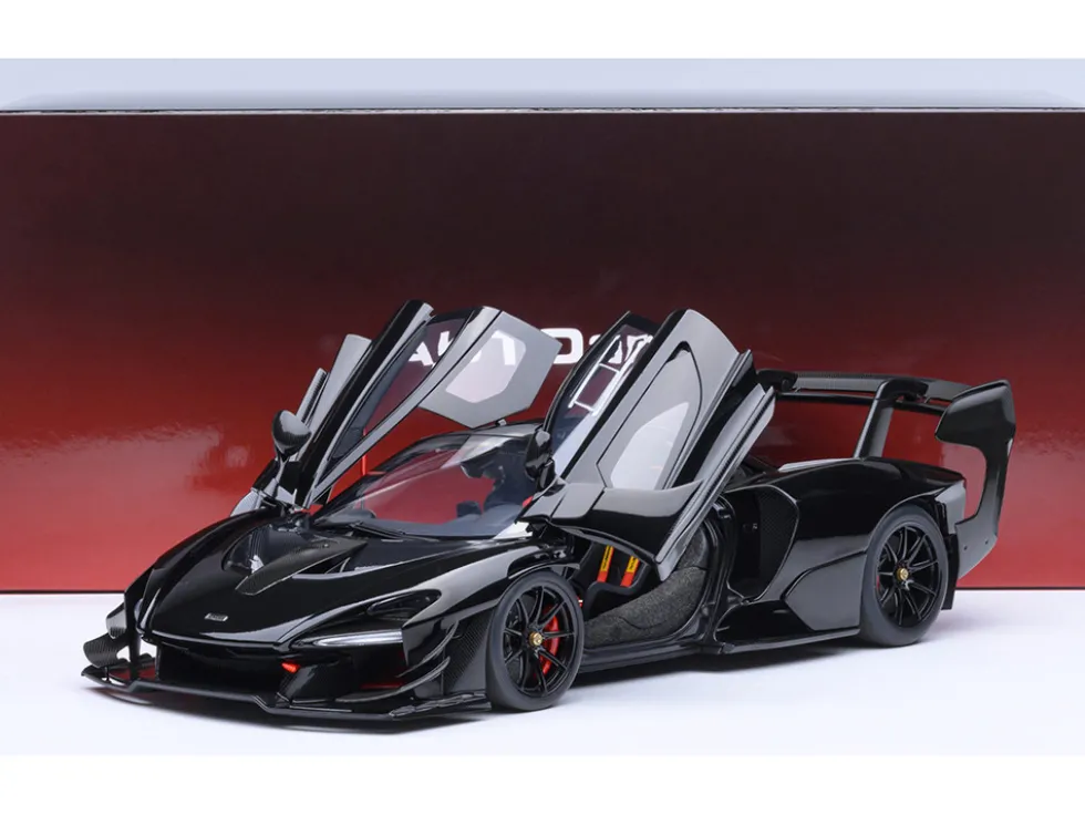 McLaren Senna GTR Onyx Black 1/18 Model Car by Autoart