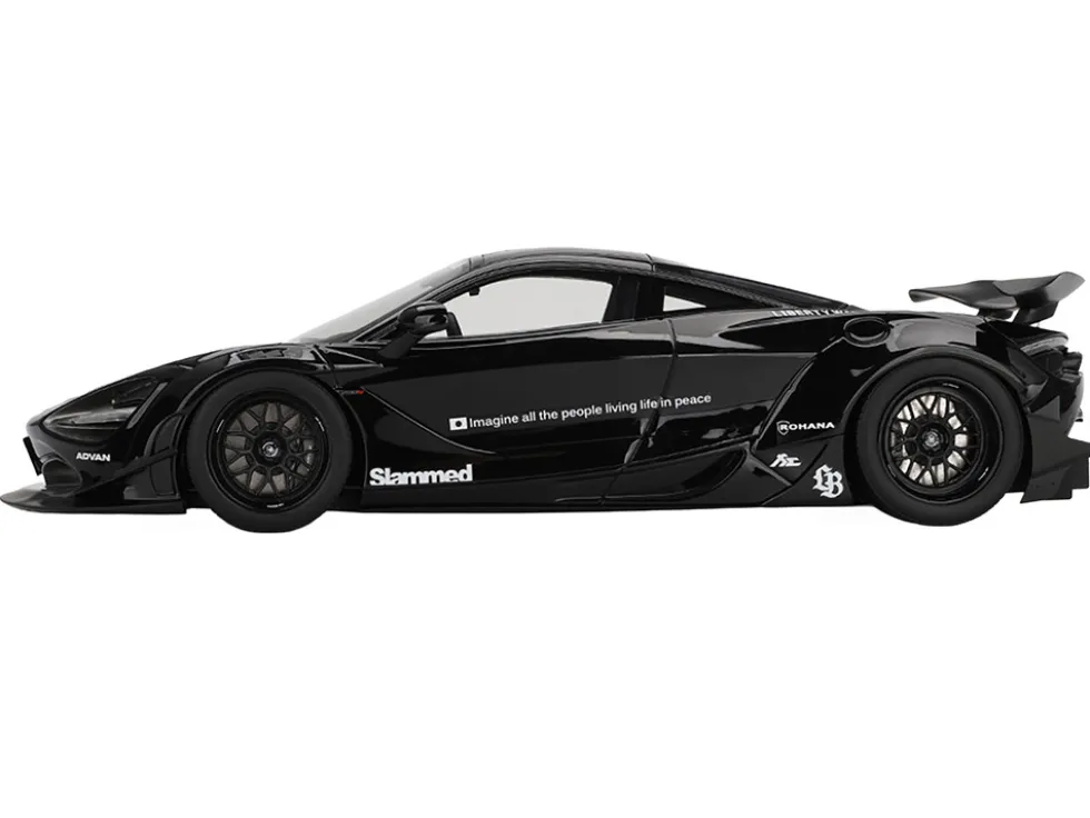 McLaren 720S "LB-Works" Black "Tokyo Auto Salon 2024" 1/18 Model Car by Top Speed