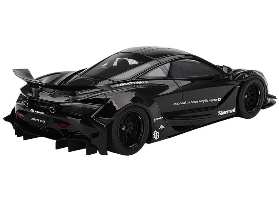 McLaren 720S "LB-Works" Black "Tokyo Auto Salon 2024" 1/18 Model Car by Top Speed