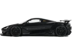 2023 McLaren 720S "LB-Works - Liberty Walk" Black 1/18 Model Car by GT Spirit