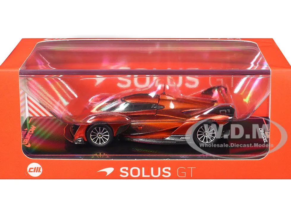 McLaren Solus GT Orange Metallic 1/64 Diecast Model Car by CM Model