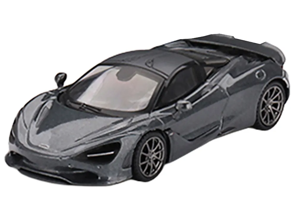 McLaren 750S Saros Gray Limited Edition 1/64 Diecast Model Car by Mini GT