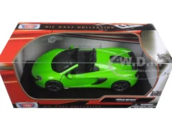 McLaren 650S Spider Green 1/24 Diecast Model Car Motormax 79326