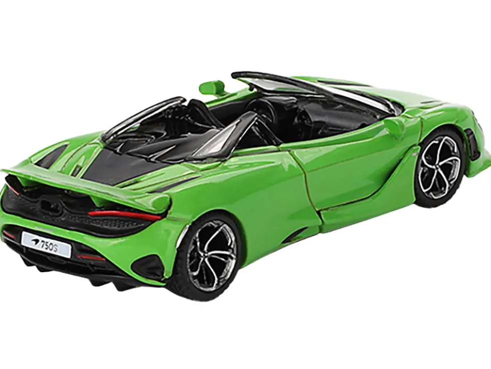 McLaren 750S Spider Mantis Green Limited Edition 1/64 Diecast Model Car by Mini GT