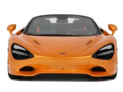 2024 McLaren 750S Spider Orange Metallic 1/18 Model Car by GT Spirit