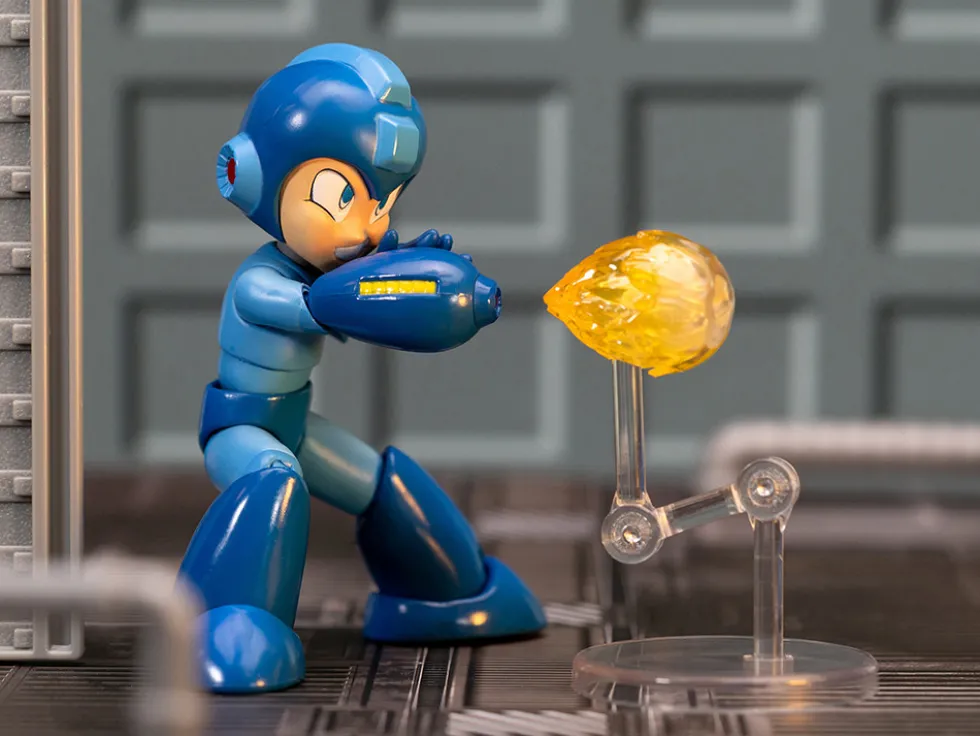 Mega Man 4 5 Moveable Figure with Accessories and Alternate Head and Hands Mega Man 1987 Video Game model Jada 34221