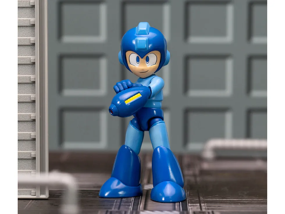Mega Man 4 5 Moveable Figure with Accessories and Alternate Head and Hands Mega Man 1987 Video Game model Jada 34221