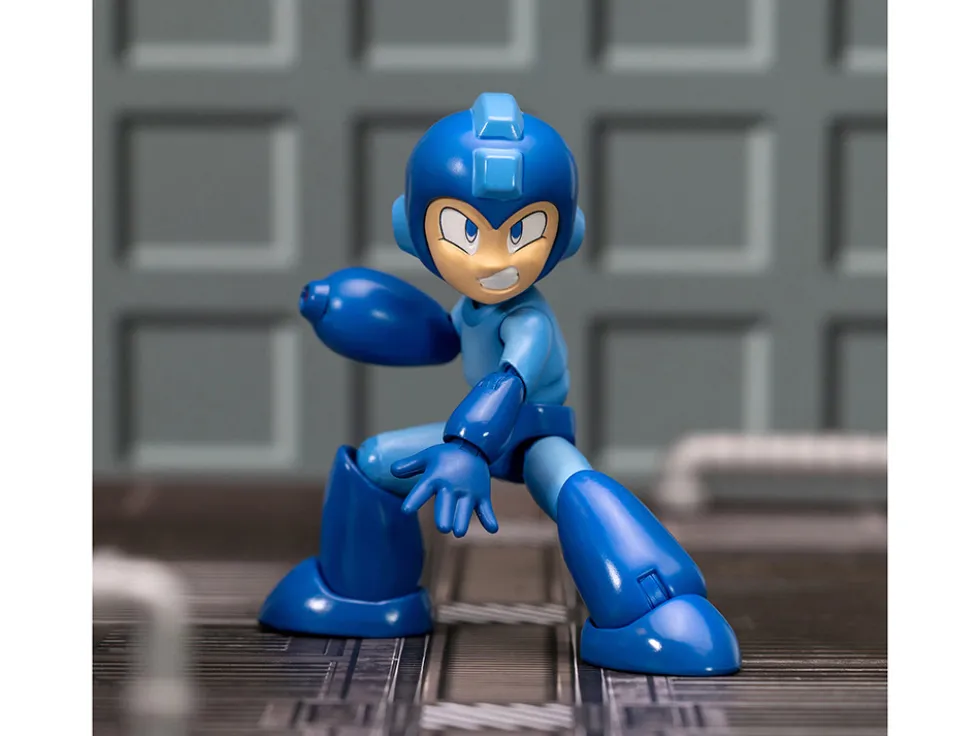 Mega Man 4 5 Moveable Figure with Accessories and Alternate Head and Hands Mega Man 1987 Video Game model Jada 34221