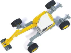 Menzi Muck M545 Walking Excavator Yellow with White Top 1/50 Diecast Model Siku 3548