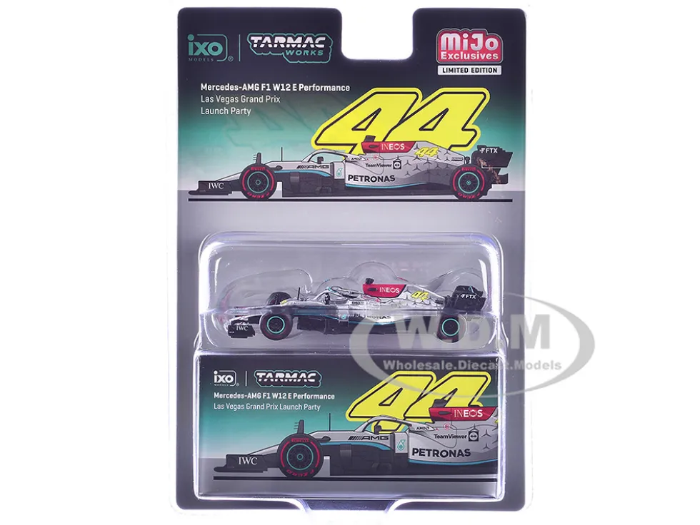 Mercedes-AMG F1 W12 E Performance Formula One F1 "Las Vegas Grand Prix Launch Party" "Global64" Series 1/64 Diecast Model Car by Tarmac Works