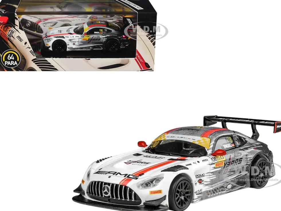 Mercedes-AMG GT3 #130 Maro Engel "GruppeM Racing" Winner "Macau GT Cup - FIA GT World Cup" (2024) 1/64 Diecast Model Car by Paragon Models