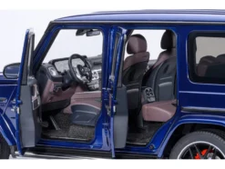 2019 Mercedes-Benz AMG G63 Brilliant Blue Metallic 1/18 Model Car by Autoart