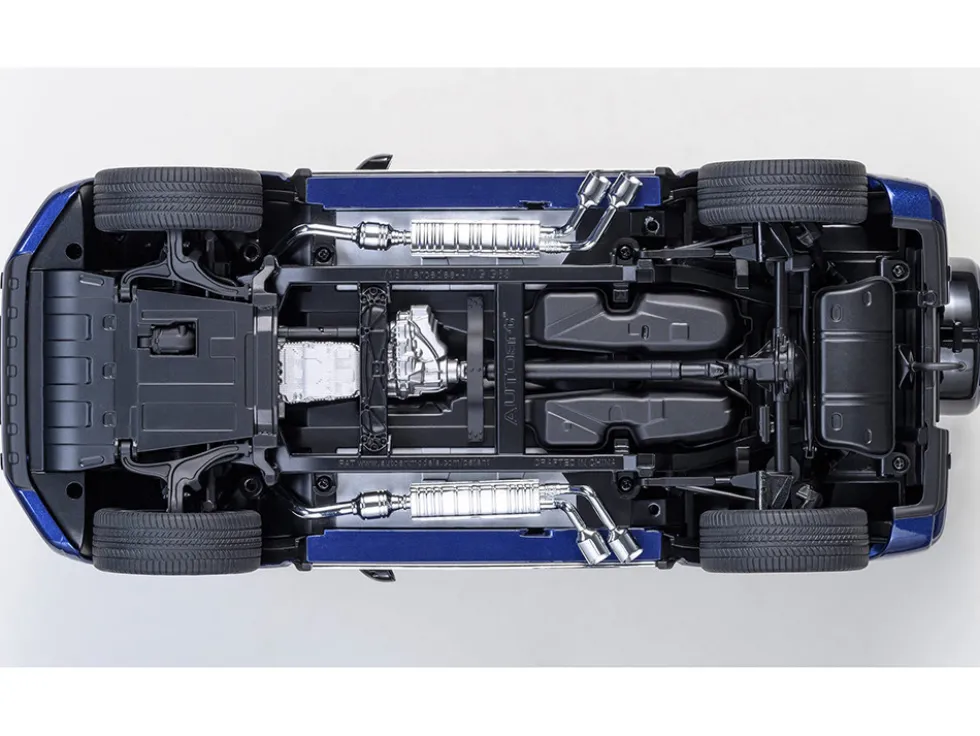 2019 Mercedes-Benz AMG G63 Brilliant Blue Metallic 1/18 Model Car by Autoart