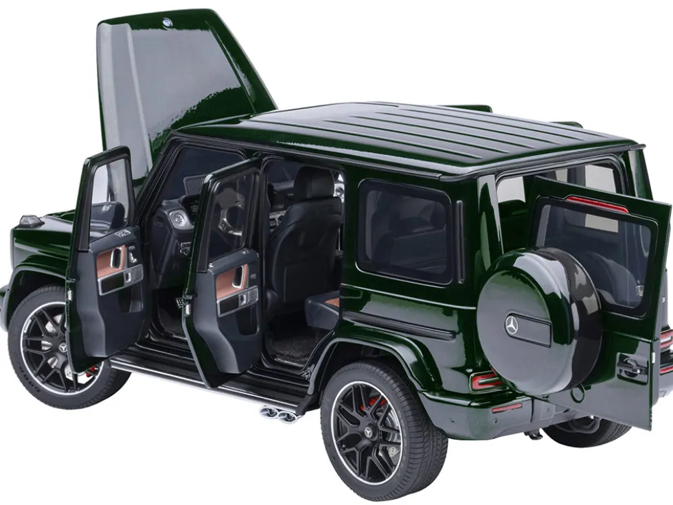 2019 Mercedes-Benz AMG G63 Emerald Green Metallic 1/18 Model Car by Autoart