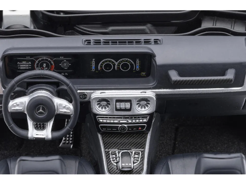 2019 Mercedes-Benz AMG G63 Iridium Silver Metallic 1/18 Model Car by Autoart
