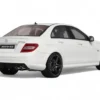 2007 Mercedes-Benz C63 AMG Diamond White 1/18 Model Car by GT Spirit