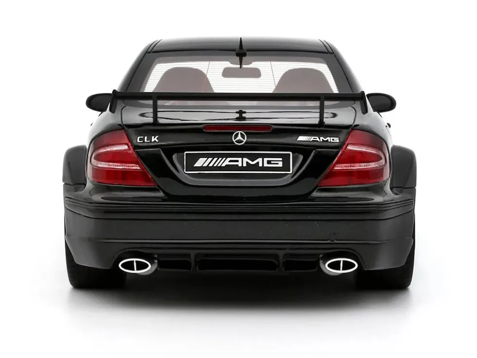2004 Mercedes-Benz C209 CLK DTM AMG Coupe Obsidian Black Metallic Limited Edition to 999 pieces Worldwide 1/18 Model Car by Otto Mobile