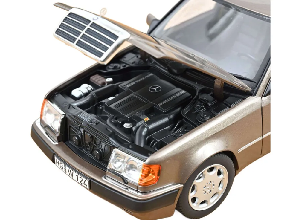 1990 Mercedes-Benz 500 E Impala Brown Metallic 1/18 Diecast Model Car by Norev