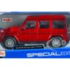 2019 Mercedes Benz G-Class Sunroof Red Metallic 1/25 Diecast Model Car Maisto 31531r
