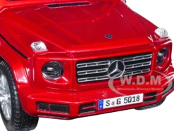 2019 Mercedes Benz G-Class Sunroof Red Metallic 1/25 Diecast Model Car Maisto 31531r