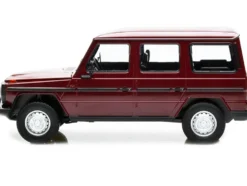 1980 Mercedes-Benz G-Model LWB Dark Red Black Stripes Limited Edition 402 pieces Worldwide 1/18 Diecast Model Car Minichamps 155038102
