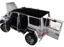 Mercedes Benz G500 4X4 2 Silver 1/18 Model Car Autoart 76318