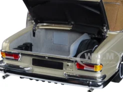 1965-1981 Mercedes Benz 600 Pullman W100 Landaulet Limousine Convertible Functional Softtop Gold Limited Edition 800 pieces Worldwide 1/18 Diecast Model Car CMC M-217