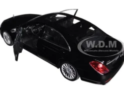 Mercedes Benz S Class Black 1/24 1/27 Diecast Model Car Welly 24051