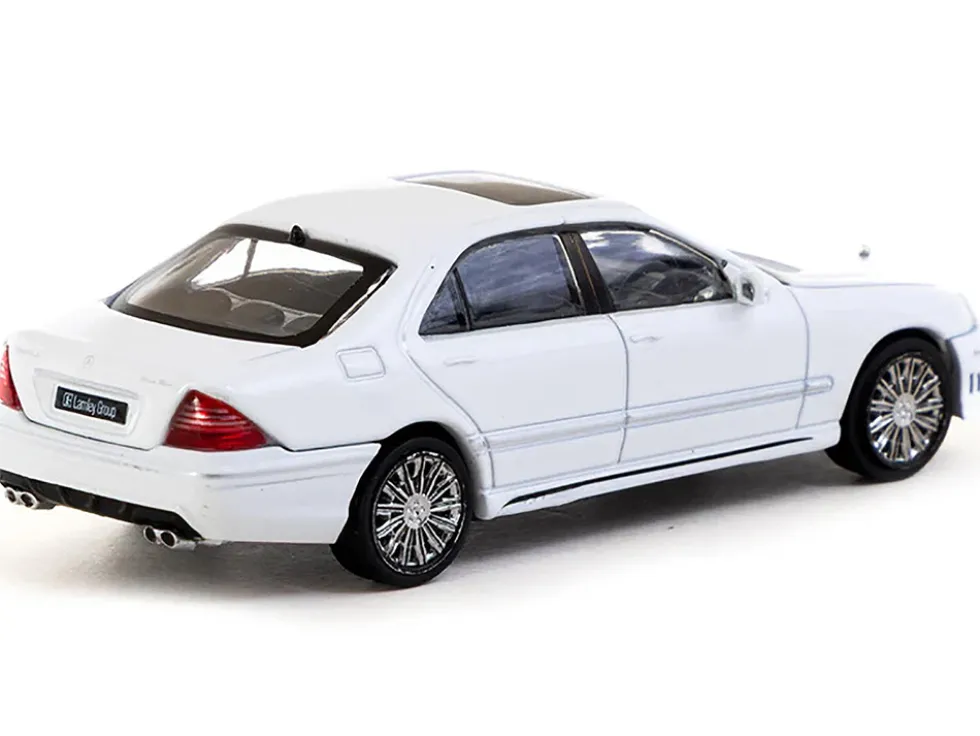 Mercedes-Benz S-Class Wald "Lamley Special Edition" Alabaster White "Global64" Series 1/64 Diecast Model by Tarmac Works