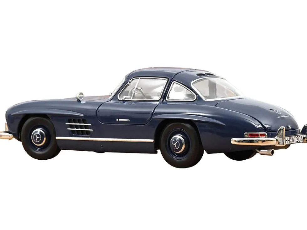 1954 Mercedes-Benz 300 SL Blue 1/18 Diecast Model Car by Norev