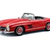 Mercedes-Benz 300 SL (W198 II) Roadster Red Limited Edition to 1500 pieces Worldwide 1/18 Diecast Model Car by CMC