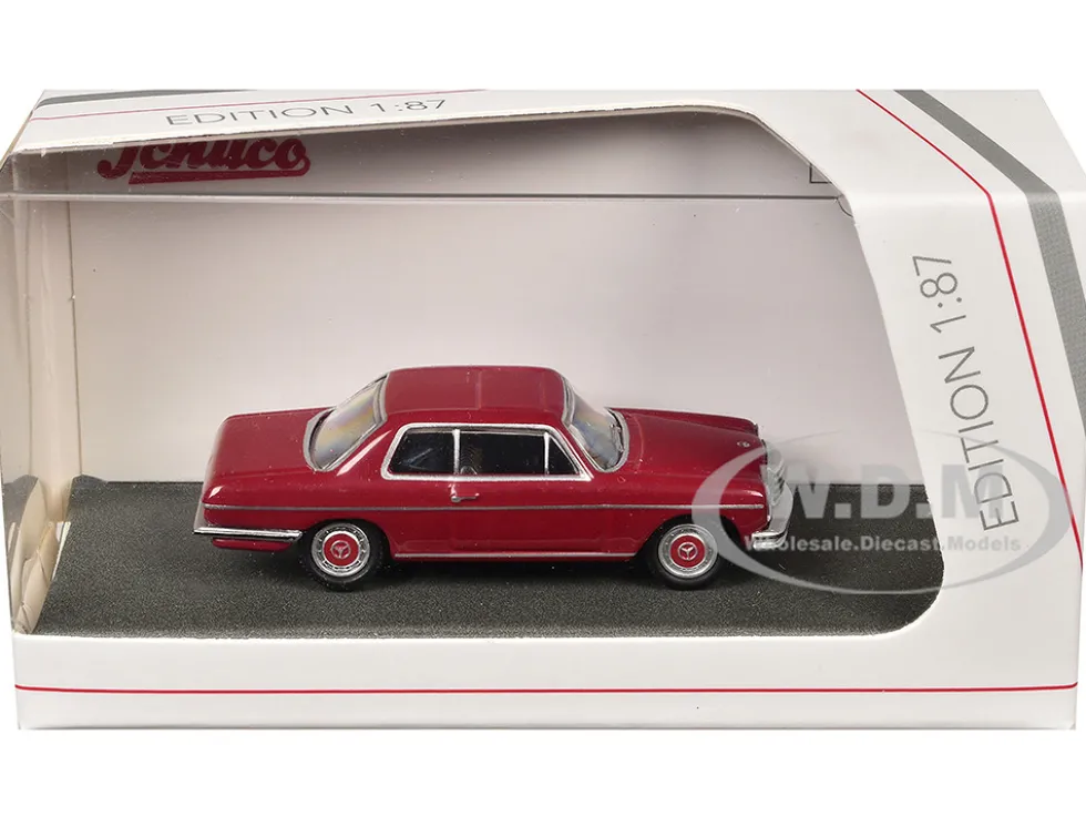 Mercedes-Benz /8 (W114) Coupe Red 1/87 (HO) Diecast Model Car by Schuco