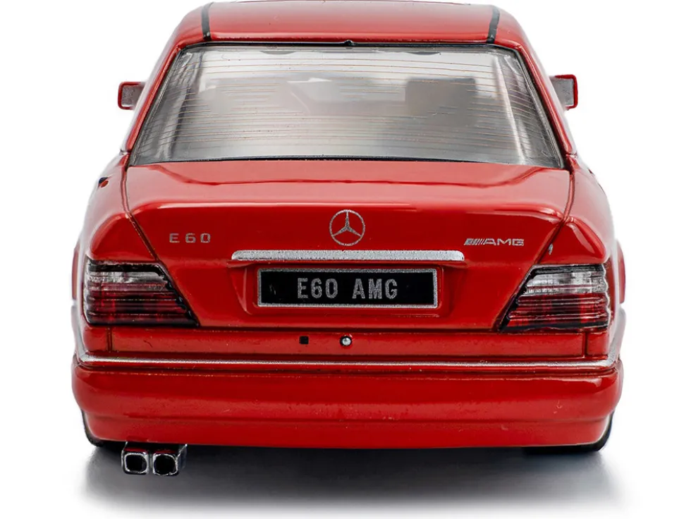 1994 Mercedes-Benz (W124) E60 AMG Signal Red 1/43 Diecast Model Car by Solido